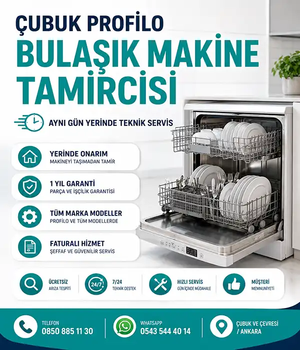 Çubuk Profilo Bulaşık Makine Tamircisi